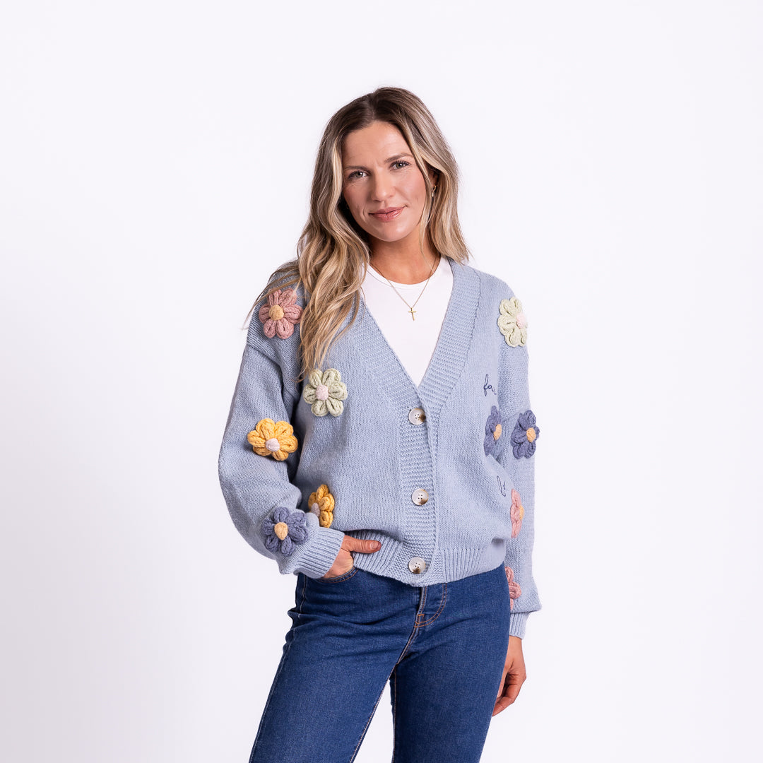 Love in Faith | Embellished Cardigan