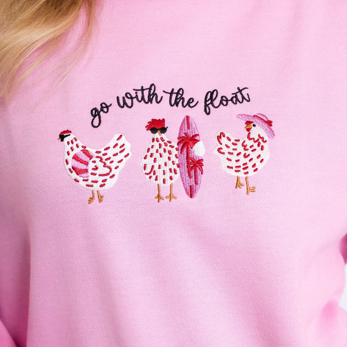 Go With the Float Embroidered Crewneck Sweatshirt product image 4