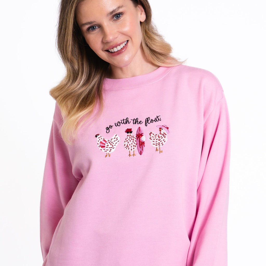 Go With the Float Embroidered Crewneck Sweatshirt product image 3