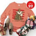 Jesus Is the Reason Long Sleeve - Heather Terracotta - 17 product image 1