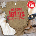Let Us Adore Him Tee - Brown Leopard - 15 product image 1