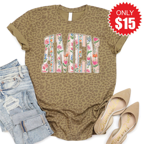 Amen Tee - Brown Leopard - 15 product image 1