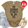 Kingdom of God Tee - Brown Leopard - 15 product image 1