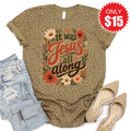 It Was Jesus All Along Tee - Brown Leopard - 15 product image 1