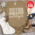 Jesus Is Born Tee - Brown Leopard - 15 product image 1