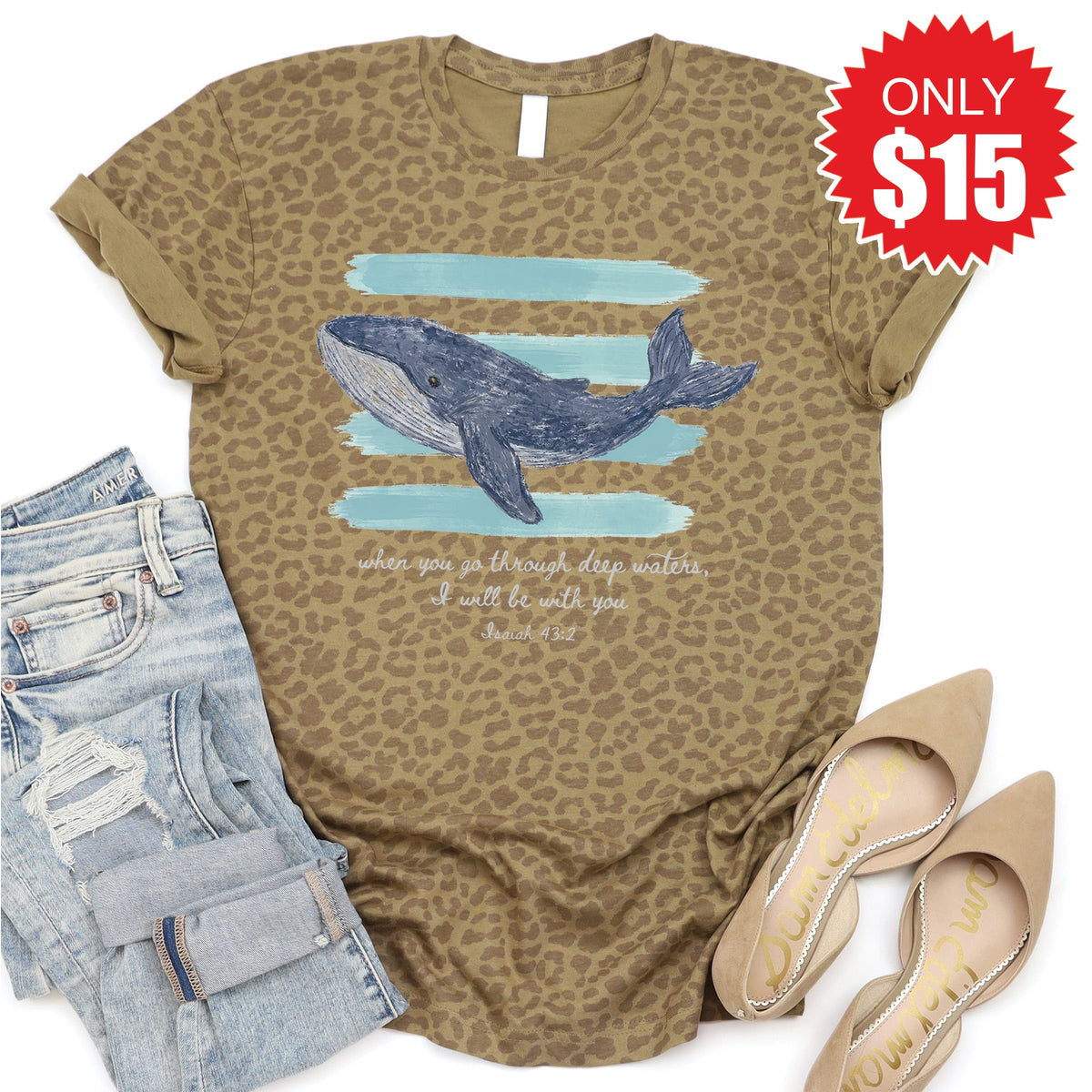 Deep Waters Tee - Brown Leopard - 15 product image 1