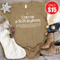 A Son Is Given Tee - Brown Leopard - 15 product image 1