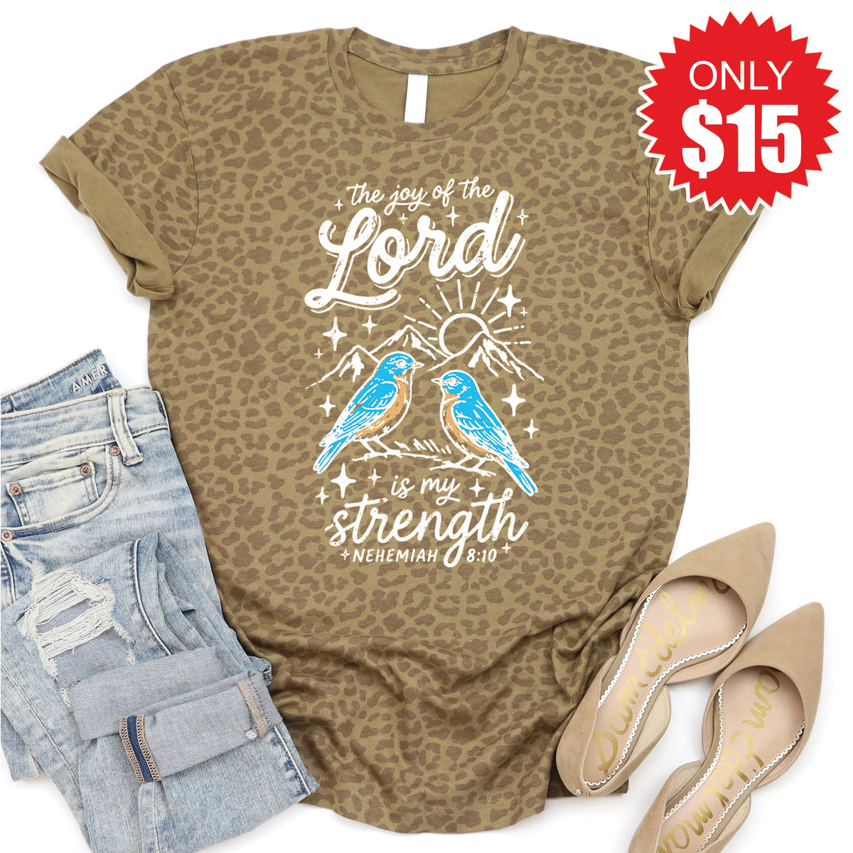 The Joy Of Lord Tee - Brown Leopard - 15 product image 1