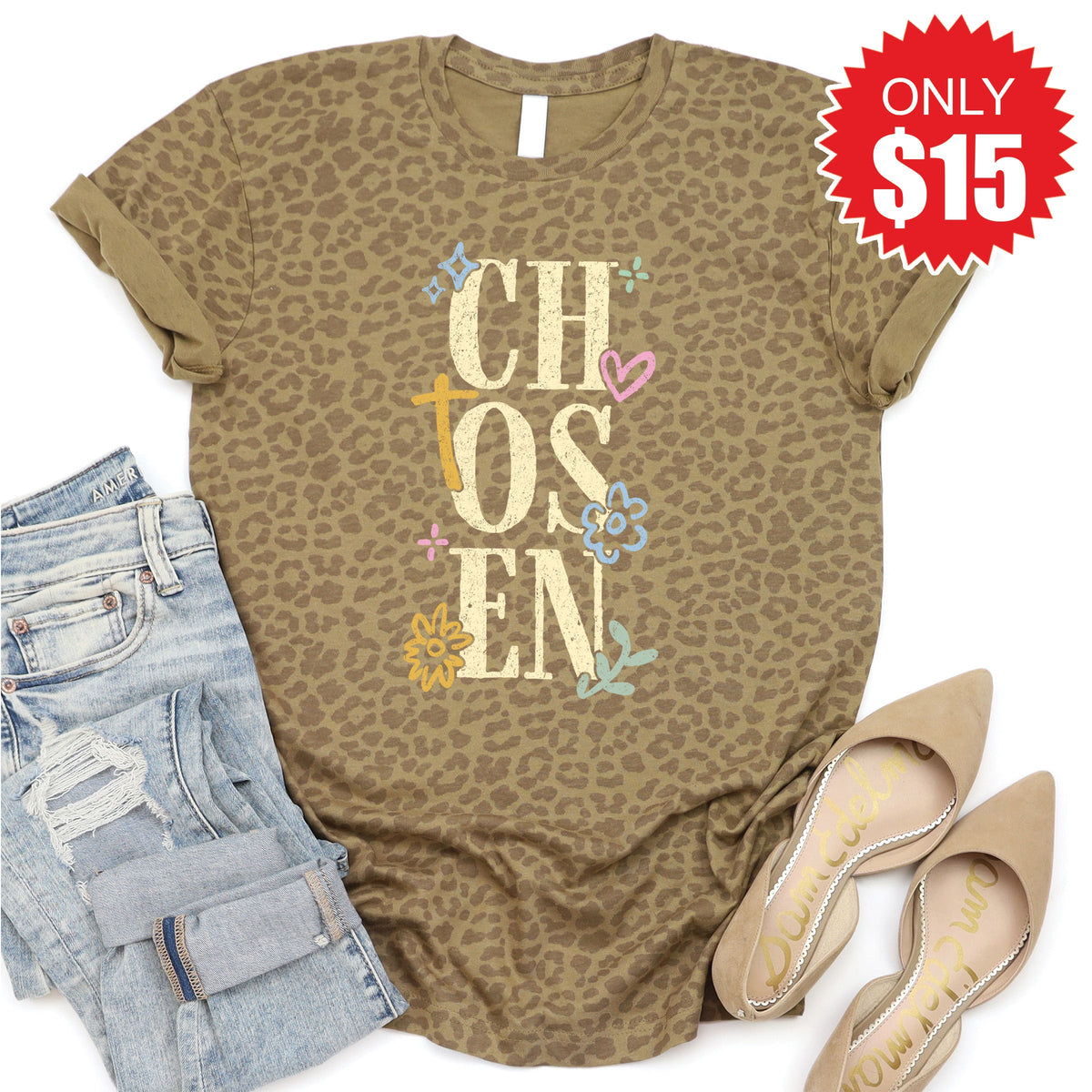 Chosen Tee - Brown Leopard - 15 product image 1