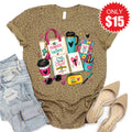 Be Fearless and Faithful Tee - Brown Leopard - 15 product image 1