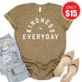 Kindness Everyday Tee - Brown Leopard - 15 product image 1