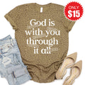 God Is With You Tee - Brown Leopard - 15 product image 1