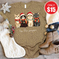 Christmas Cats Tee - Brown Leopard - 15 product image 1