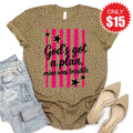 God's Got A Plan Tee - Brown Leopard - 15 product image 1
