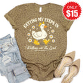 Getting My Steps In Tee - Brown Leopard - 15 product image 1