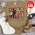 Let Us Adore Him Tee - Brown Leopard - 15 product image 1