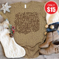 Howdy Christmas Tee - Brown Leopard - 15 product image 1