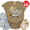 Made To Worship Tee - Brown Leopard - 15 product image 1