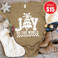 Joy To The World Tee - Brown Leopard - 15 product image 1