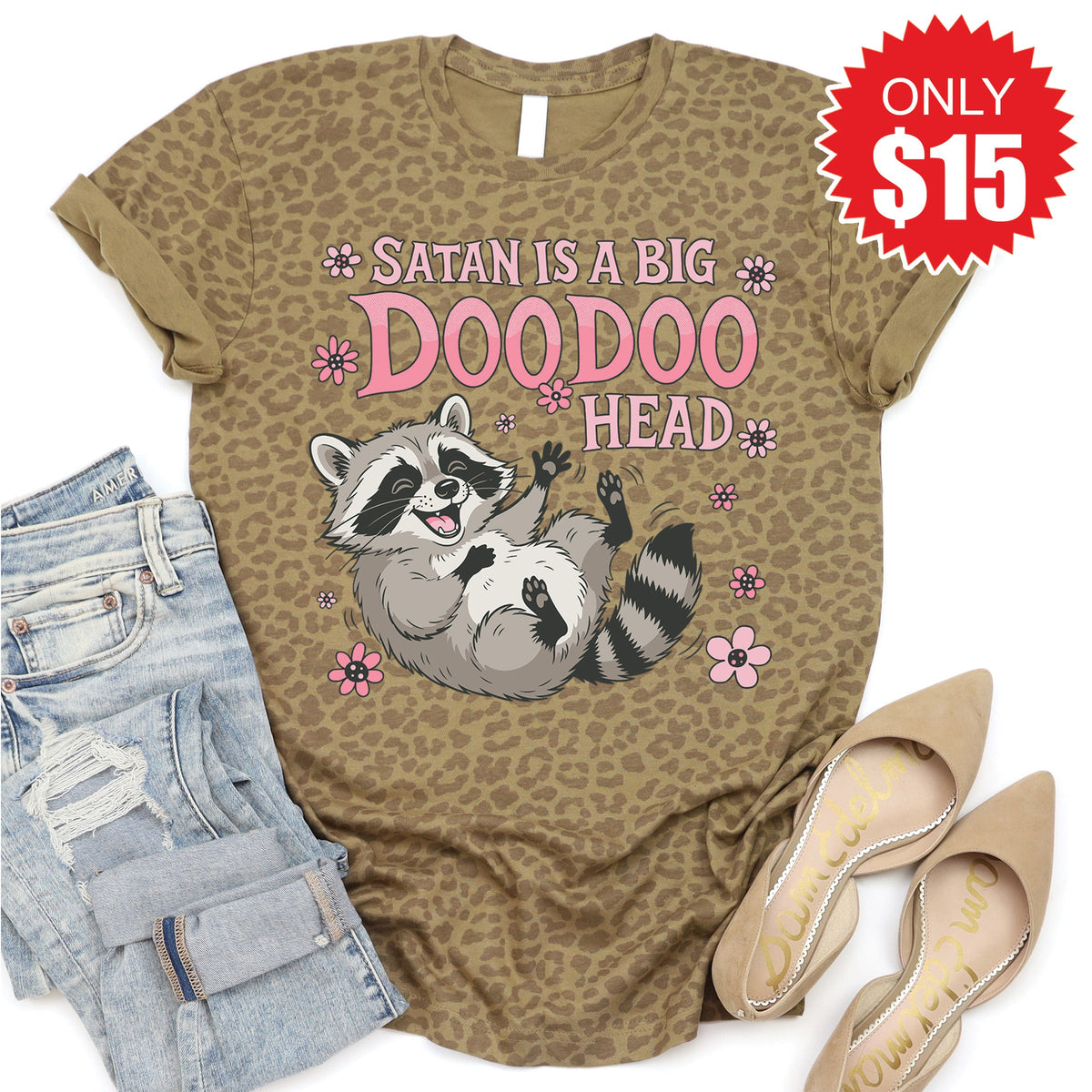 Doodoo Head Tee - Brown Leopard - 15 product image 1