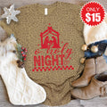 Oh Holy Night Tee - Brown Leopard - 15 product image 1