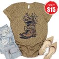 Rooted In Christ Tee - Brown Leopard - 15 product image 1