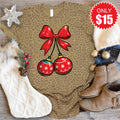 Christmas Cherries Tee - Brown Leopard - 15 product image 1