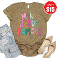 Make Jesus Famous Tee - Brown Leopard - 15 product image 1