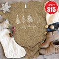 Merry and Bright Tee - Brown Leopard - 15 product image 1