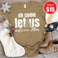 Let Us Adore Him Tee - Brown Leopard - 15 product image 1