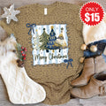 Merry Christmas Tee - Brown Leopard - 15 product image 1