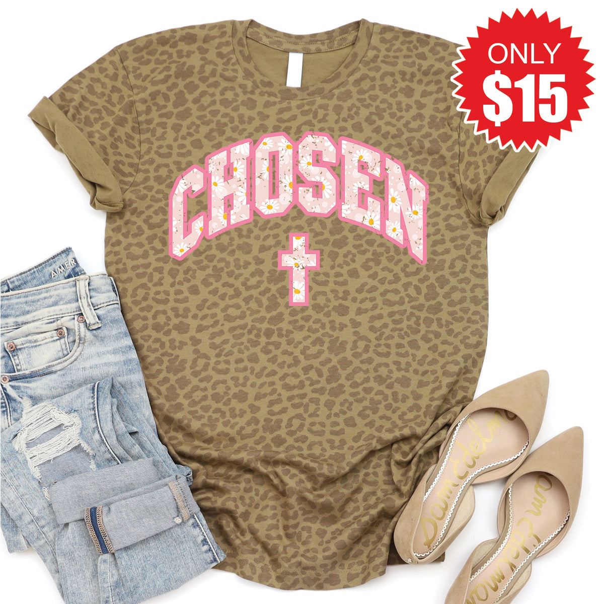 Chosen Tee - Brown Leopard - 15 product image 1