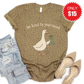 Be Kind To Your Mind Tee - Brown Leopard - 15 product image 1