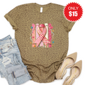 Pink Ribbon Tee - Brown Leopard - 15 product image 1