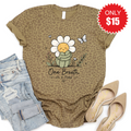 One Breath At A Time Tee - Brown Leopard - 15 product image 1