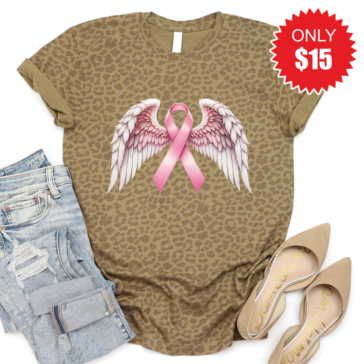 Angel Wings Tee - Brown Leopard - 15 product image 1