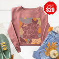 Faith in Every Season Sweatshirt - Heather Mauve - 20 product image 1