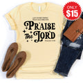 Praise The Lord Tee - Heather French Vanilla - 15 product image 1