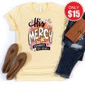 His Mercy Tee - Heather French Vanilla - 15 product image 1