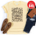 Mug Hug Tee - Heather French Vanilla - 15