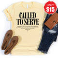 Called To Serve Tee - Heather French Vanilla - 15 product image 1