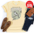 His Eye Is On The Sparrow Tee - Heather French Vanilla - 15 product image 1