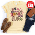 She Loves Jesus Tee - Heather French Vanilla - 15 product image 1