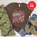 She Blooms Tee - Heather Brown - 15 product image 1