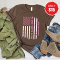 No One Fights Alone Tee - Heather Brown - 15 product image 1
