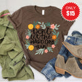 Don't Let The Hard Days Win Tee - Heather Brown - 15 product image 1