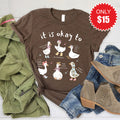 It Is Okay Tee - Heather Brown - 15 product image 1