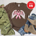 Angel Wings Tee - Heather Brown - 15 product image 1