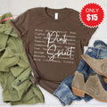Pink Spirit Tee - Heather Brown - 15 product image 1