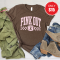 Pink Out Tee - Heather Brown - 15 product image 1